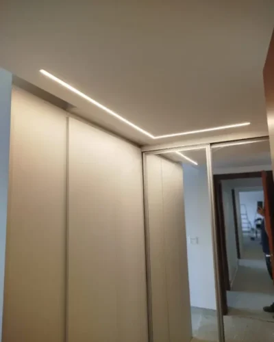 instalacao led teto